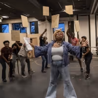 Photos: Rehearsals for Shakespeare in the Park's MERRY WIVES; Increased Audience…