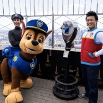 Photos: PAW PATROL LIVE! Visits the Empire State Building in Advance of Today's Hulu Theater Show