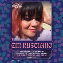 Em Rusciano Comes To Melbourne's Sidney Myer Music Bowl