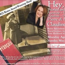 HEY FRENCHY, STORIES AND SONGS FROM THE PANTRY Named 2022 Bistro Award Winner