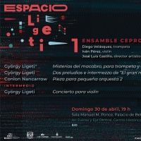 El Cepromusic Celebrará El Centenario De György Ligeti Con Ocho Conciertos