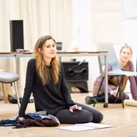 Photo Flash: Inside Rehearsal For THE DUMB WAITER at Hampstead Theatre
