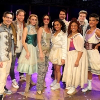 Exclusive Photos: Katy Perry Visits the Cast of &amp; JULIET!