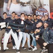 Photos & Video: The Cast of TAKE ME OUT Visits New Billboard in Times Square