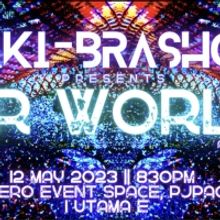 JAKI BRASHGA PRESENTS OUR WORLDS at PJPAC in May