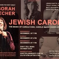 Deborah Zecher Brings JEWISH CAROLING to Don't Tell Mama Next Month