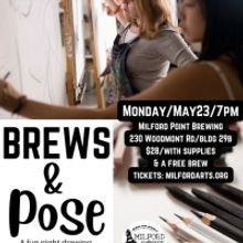 Milford Point Brewing and Milford Arts Council to Host Brews & Pose Event