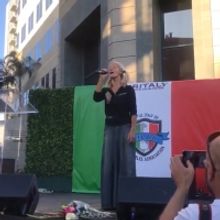 VIDEO: Subway Singer Emily Zamourka Sings At L.A. Italian Heritage Celebration