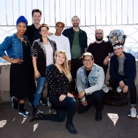 Photo Coverage: THE LIGHTNING THIEF Company Poses Atop the Empire State Building!