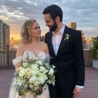 Photo Flash: WICKED Alum Amanda Jane Cooper Gets Married on Zoom