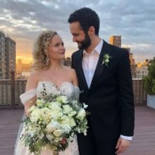 Photo Flash: WICKED Alum Amanda Jane Cooper Gets Married on Zoom