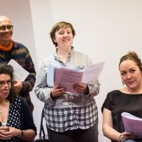 Photo Flash: Inside Rehearsal For MARTHA, JOSIE, AND CHINESE ELVIS at Park Theatre