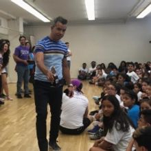 Photo Flash: Tony Award-Winner Sergio Trujillo Visits R.Evolución Latina's Summer Ca