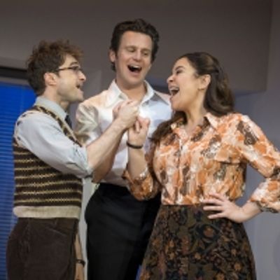 Photos: First Look at Daniel Radcliffe, Jonathan Groff, and Lindsay Mendez in MERRILY WE ROLL ALONG