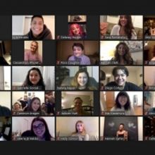 Photo Flash: STICKS & STONES Cast Members Walk the Virtual Red Carpet