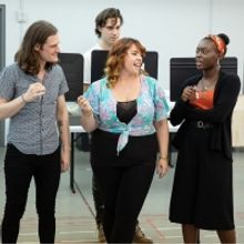 Photo Flash: Lonny Price And The Cast of SCOTLAND, PA Prep For Their World Premiere