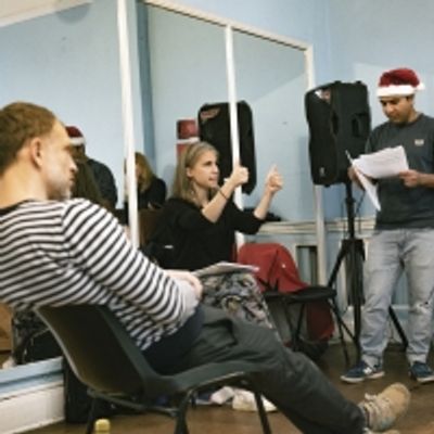 Photos: Inside Rehearsal For A CHRISTMAS CAROL-ISH At Soho Theatre