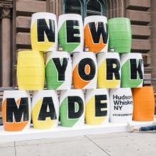 Photo Flash: The Public Theater and Hudson Whiskey Team Up for Barrel Art Installatio