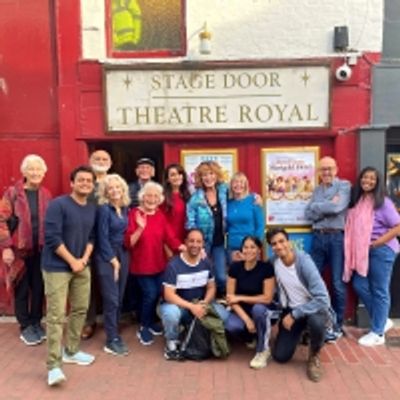 Photo: Hayley Mills, Rula Lenska, Paul Nicholas and THE BEST EXOTIC MARIGOLD HOTEL Company Arrive in Brighton