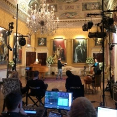 Photo Flash: THE SORROWS OF SATAN Films In Historic Brockett Hall