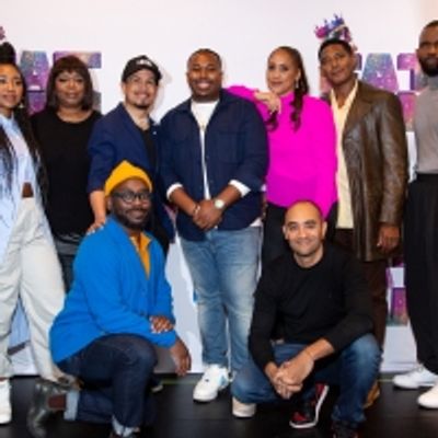 Photos: The Company of FAT HAM Meets the Press!