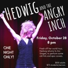 Arc Stages Presents An Evening With HEDWIG AND THE ANGRY INCH Concert Next Week