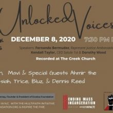 Unlocked Voices Announces Fourth Livestream Fundrasing Event