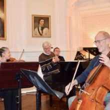 Pianist Brian Ganz, Cellist Carter Brey, violinist Laura Colgate in Chopin Chamber Mu