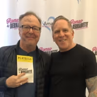 Photo Flash: Edward Hibbert Visits ROMEO & BERNADETTE