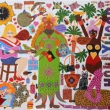 Kaylene Whiskey, Vincent Namatjira, and Tiger Yaltangki's 'Iwantja Rock N Roll'…