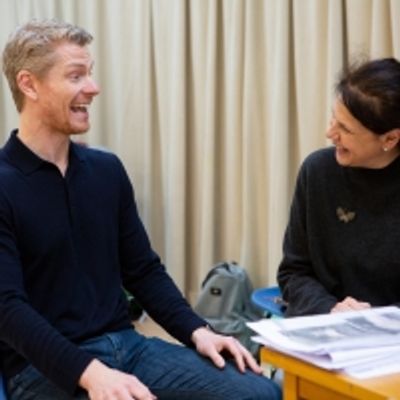 Photo Flash: Inside Rehearsal For THE HAYSTACK at Hampstead Theatre