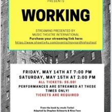 Maynard High Will Present Spring Musical WORKING This Weekend