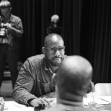 Photo Flash: Inside Rehearsal For Signature Theatre's THE HOT WING KING