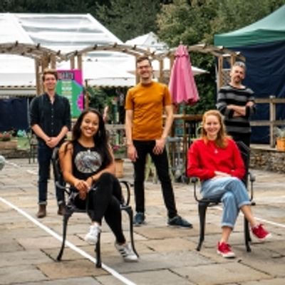 Photo Flash: First Look at THE WORLD GOES &#039;ROUND CAST in Rehearsal