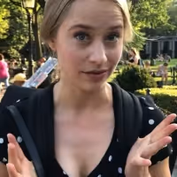 Video: Annie Sherman Goes Busking Before PIAF LIVES At The Green Room 42 Video
