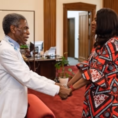 Photo Flash: Tony-Winner André De Shields Visits With St. Louis Mayor Tishaura O. Jones