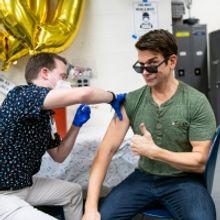 Photos: Andy Karl, Stephanie J. Block, Gavin Creel & More Get Their Flu Shots Thanks 
