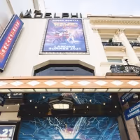 Photo Flash: BACK TO THE FUTURE: THE MUSICAL Marquee Goes Up at the Adelphi Theatre