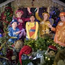 Photos: Cast of CINDERELLA at the Stephen Joseph Theatre Visits Santa's Grotto