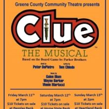 Community Players of Greene County Presents CLUE THE MUSICAL Next Weekend