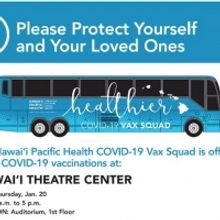 Hawaii Theatre Center Partners With Hawaii Pacific Health For COVID-19 Vaccination Ev