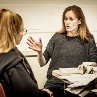 Photo Flash: Inside Rehearsal For POISONED POLLUTED at the Old Red Lion Theatre