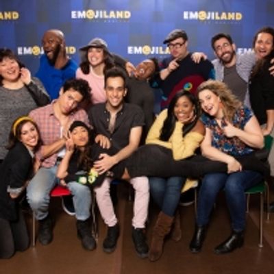 Photo Flash: First Look at EMOJILAND Rehearsal Photos with Lesli Margherita, Josh Lamon and More