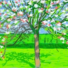 The Art Institute Of Chicago Presents 'David Hockney: The Arrival Of Spring, Normandy