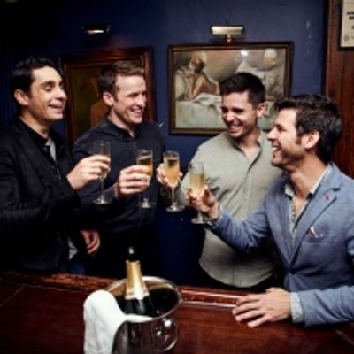 Photo Flash: COMPANY Stars Celebrate Cast Announcement at Joe Allen&#039;s