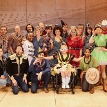 Photo Flash: The Cast and Band of OKLAHOMA! Celebrated Their New Years Eve Early…