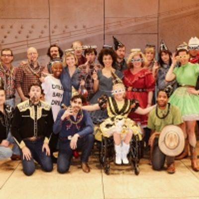 Photo Flash: The Cast and Band of OKLAHOMA! Celebrated Their New Years Eve Early With a Festive Photo Shoot
