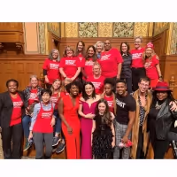 Photo Flash: Alyssa Fox And Aisha Jackson Continue Gun Reform Efforts After…