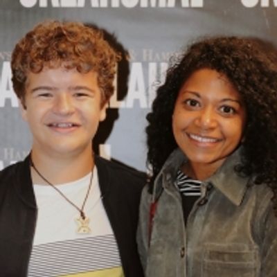 Photo Flash: Gaten Matarazzo Visits OKLAHOMA!