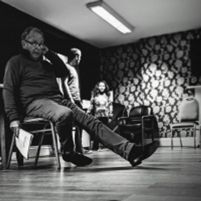 Photo Flash: First Look at Patrick Ryecart in Rehearsal for A CHRISTMAS CAROL at The Barn Theatre